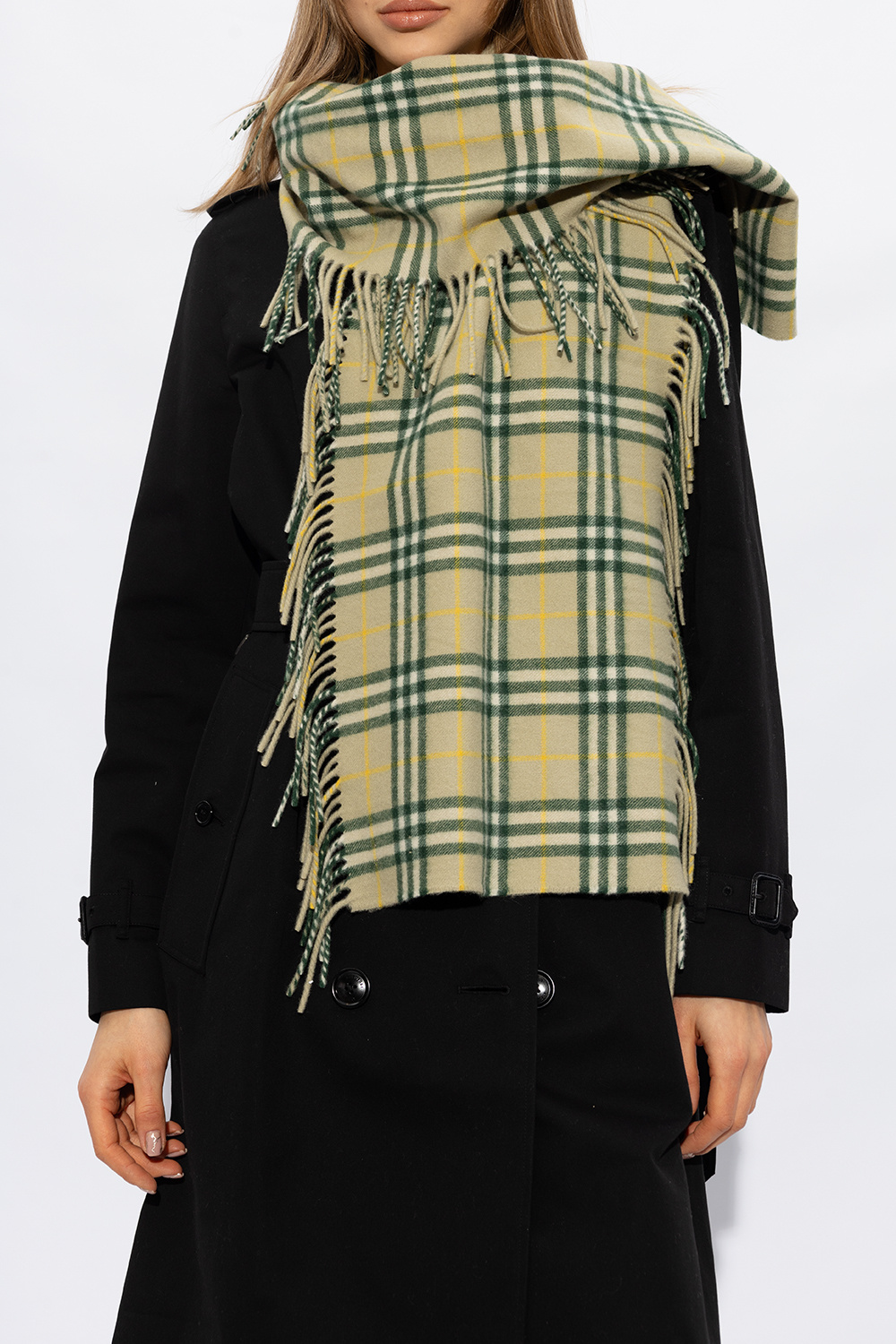 The burberry bandana in vintage best sale check cashmere